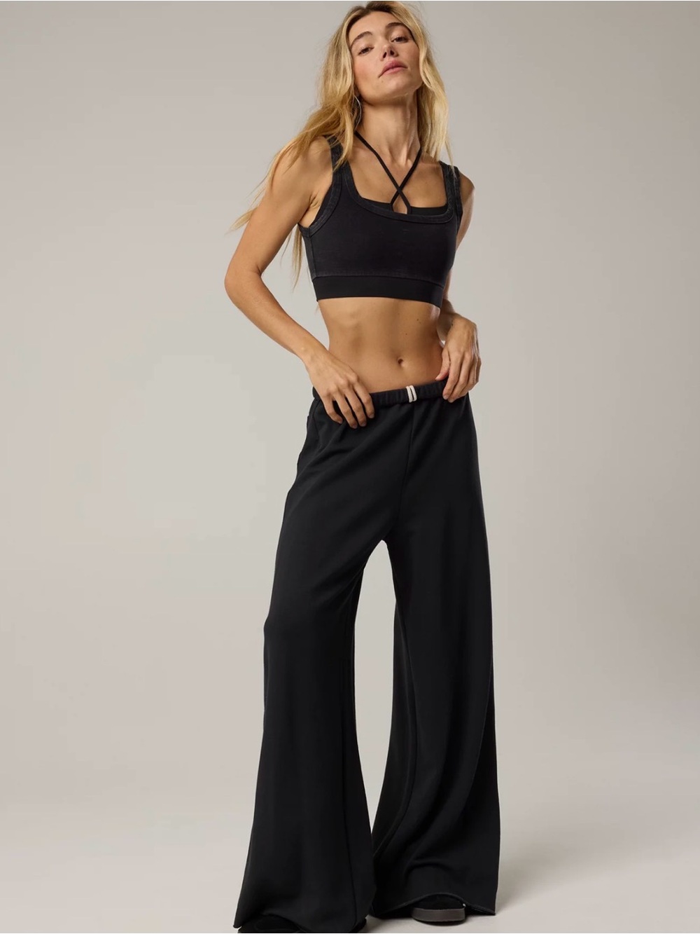 OFFLINE By Aerie OTT Fleece Super Wide Leg Pant